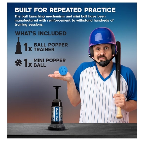 Tee Popper Baseball Training - Picture 7 of 7